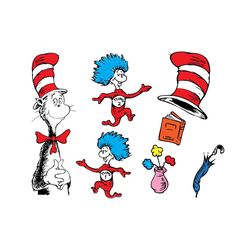 dr seuss svg bundle, dr seuss svg cat in the hat svg, thing 1 thing 2 svg, dr seuss quotes, dr seuss book svg, dr seuss