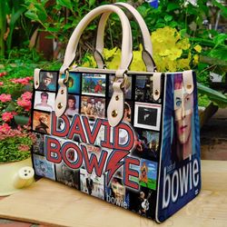 david bowie leather bags, customized david bowie lovers handbag,david bowie women bag and purses