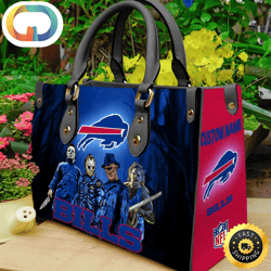 Buffalo Bills NFL Halloween Women Leather Hand Bag