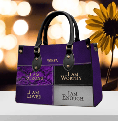 i am strong personalized handbag, personalized gifts, gifts for women, gift for her, gift for lovers