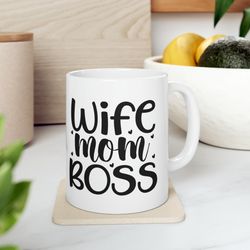 wife mom boss, mothers day gift, mothers day, gift for mom