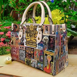 grateful dead leather bag women leather hand bag