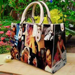 olivia newton john luxury handbag leather bag for women