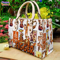 tigger a leather handbag