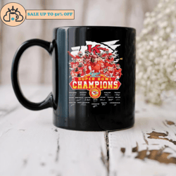 2023 kansas city champions congratulation kc football ceramic mug