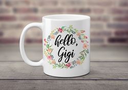 hello gigi new grandmother gift idea coffee lover mug pregnancy announcement we re pregnant i m exp