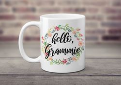 hello grammie new grandmother gift coffee lover mug pregnancy announcement we re pregnant i m expec