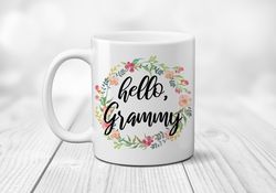 hello grammy new grandmother gift coffee lover mug pregnancy announcement we re pregnant i m expect