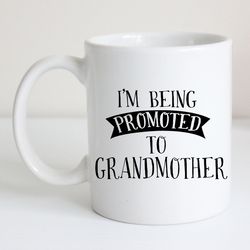 new grandfather coffee mug i m being promoted christmas gift grandparents present expecting father