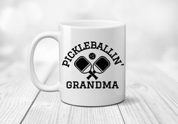 pickleballer grandma coffee mug pickleballing lover i love playing pickleball new grandma gift