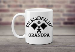 pickleballer grandpa coffee mug pickleballing lover i love playing pickleball new grandpa gift