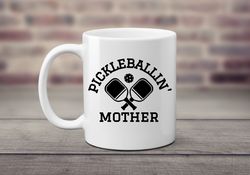 pickleballer mother coffee mug pickleballing lover i love playing pickleball new mother gift