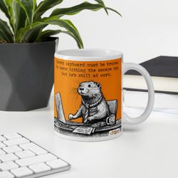 the escape key mug