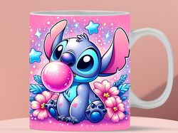 3d cute stitch bubble mug, 3d mug, 11oz and 15oz stitch mug, stitch bubble mug, cute stitch mug, stitch mug