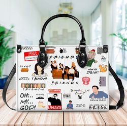 friends tv series handbag, friends movie leather bag, shoulder bag, crossbody bag