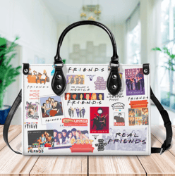 friends tv show handbag, friends lover handbag, custom leather bag show woman handbag