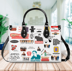 friends series handbag, friends movie leather bag, shoulder bag