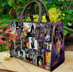 prince leather bag ,prince handbag love singer, music leather bag, travel handbag, teacher handbag, custom bag