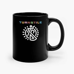 turnstile american hardcore punk band ceramic mug, funny coffee mug, custom coffee mug