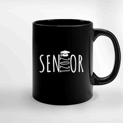 senior 2021 graduation black ceramic mug, funny gift mug, gift for her, gift for him