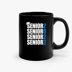 seniors 2020 class of 2022 graduation black ceramic mug, funny gift mug, gift for her, gift for him