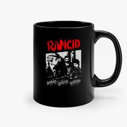 rancid radio radio radio ceramic mug, funny coffee mug, birthday gift mug