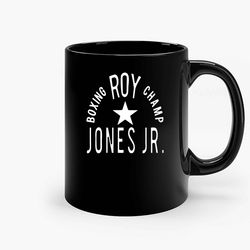 roy jones jr boxing champ ceramic mug, funny coffee mug, birthday gift mug