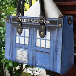 doctor who leather bag women leather hand bag