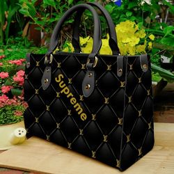 limited edition louis vuitton supreme leather handbag luxury