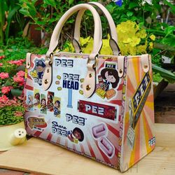 pez leather handbag gift for women