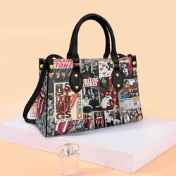 the rolling stones leather bag women leather hand bag