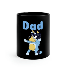 bluey bandit dad coffee mug, birthday gift mug, gift for her, gift for him, gift for lover