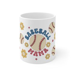 baseball mom coffee mug, baseball mom, baseball mama