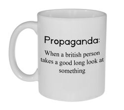 propaganda coffee or tea mug