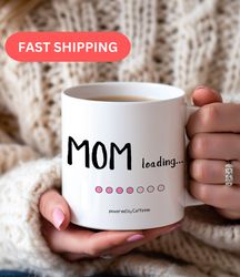 unique mothers day gift, caffeine powered mom mug, funny mug, for her custom tea mug gift for her coffee mug