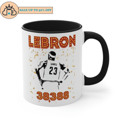 lebron james scoring title unique basketball lakers graphic mug