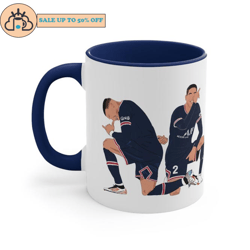 mbappe hakimi psg football ceramic coffee mug