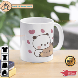 panda bear hugs love coffee mug