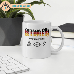 stylish kansas city football ceramic mug