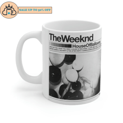 the weeknd house of balloons fan gift ceramic mug
