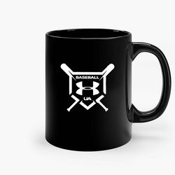 under armour baseball ceramic mug, funny coffee mug, custom coffee mug