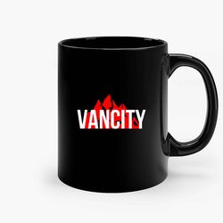 vancouver bc canada vancity red ceramic mug, funny coffee mug, custom coffee mug