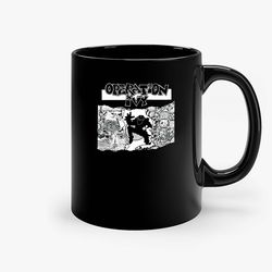 vintage 90s operation ivy american punk rock band energy ceramic mug, funny coffee mug, custom coffee mug