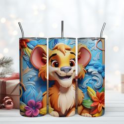 simbatumblerdisney the lion king skinny 20oz tumbler, birthday gift mug, skinny tumbler, gift for kids