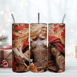 thor tumbler 20oz thor marvel tumbler 20oz, birthday gift mug, skinny tumbler, gift for kids, gift for lover