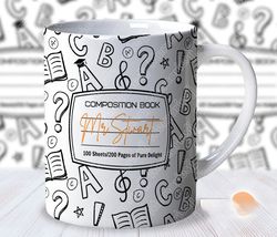 personalized design for teacher and student teacher for mug wrap design to sublimate png 11oz and 15oz coffee mug wrap