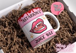 astarions juice box mug, astarion bg3 mug, baldurs gate merch bg3 shadowheart gift