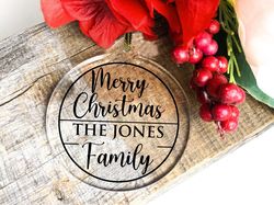 custom christmas family ornament,family names chrismas 2023,merry christmas gifts