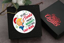 funny trump christmas ornament,donald trump xmas keepsake,republican ornament