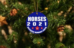 horses ornament